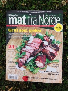 Grillsjefen prydet forsiden av magasinet Mat fra Norge.